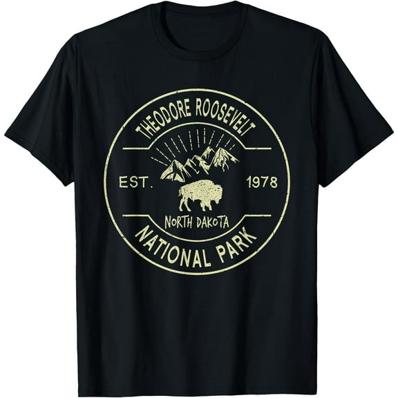 Theodore Roosevelt National Park North Dakota Hiking Unisex T-Shirt for Men Women Kids Toddler