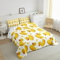 thumbnail image 6 of jejeloiu Cute Ducks Bedding Comforter Set,Geometric Circle Dots Twin Comforter Sets,Funny Animals Bedding Set For Girls Boy,Super Cozy Room Decor Reversible,2-Piece, 6 of 8