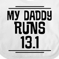 thumbnail image 4 of Inktastic My Daddy Runs Half Marathon Boys or Girls Baby Bib, 4 of 4