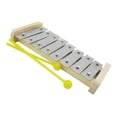 thumbnail image 1 of Xilófono de juguete de madera para niños, instrumento de percusión para bebés con 2 mazos para niños pequeños, guardería, niños y niñas de 1, 2 y 3 8 tonos CUTICAT niños xilófono, 1 of 8