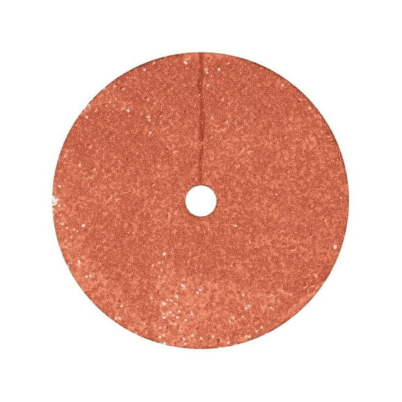 Christmas Tree Skirt, Sequin Tree Skirt, 30 Inch Red Velvet Glitter Christmas Tree Skirt Cover for Holiday Indoor Outdoor Decorations, Vintage Xmas Tree Skirt for Home Party Decor