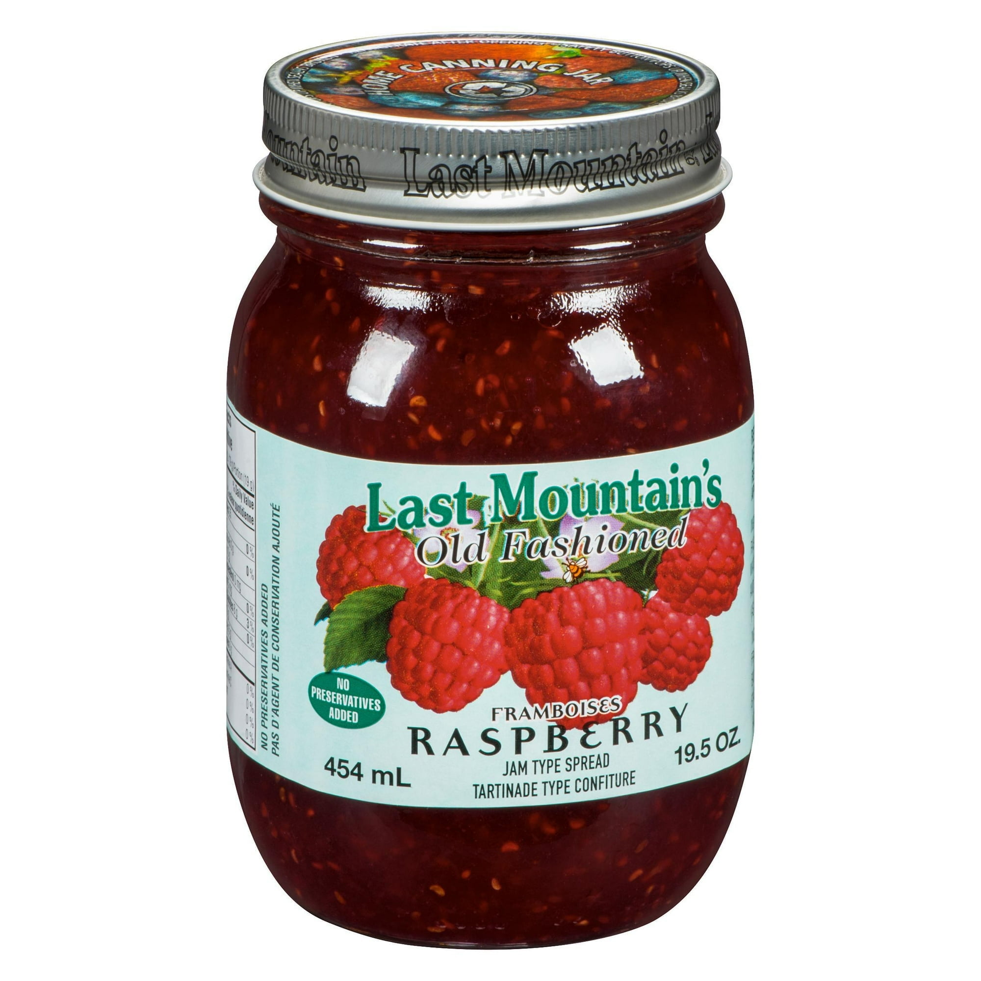 Tartinade aux framboises Old Fashioned de Last Mountain 454 ml