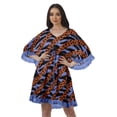thumbnail image 1 of Moomaya Cover Womens Summer Dresses Plus Size Kimono Sexy Printed Mini Dress, 1 of 1