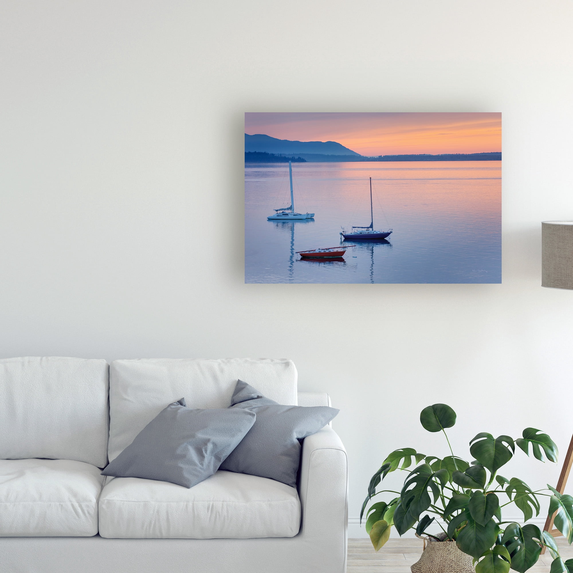 Trademark Fine Art 'Bellingham Bay' Canvas Art by Alan Majchrowicz