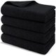 thumbnail image 1 of Toalla HOMEXCEL de microfibra para secar coches, paquete de 4 unidades, 79 x 61 cm, color negro, 1 of 7