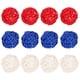 thumbnail image 1 of 12 piezas Red White and Blue Rattan Balls 4 de julio Bolas decorativas de ratán, 1 of 5