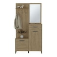 thumbnail image 4 of Hall Tree, 2 Doors, 1 Drawer, 1 Shelf, 1 Mirror, 4 of 5