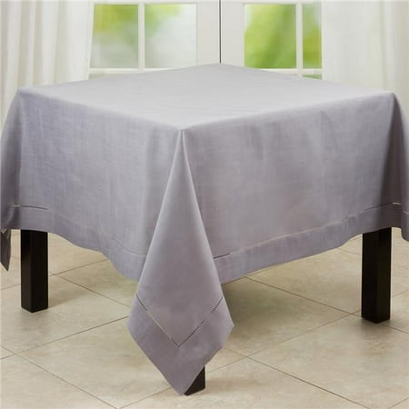 

Saro Lifestyle 6319.ST90S 90 in. Hemstitched Border Tablecloth Slate
