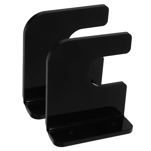 WRISTBIQUE 2Pcs Black Acrylic Skateboard Holder Wall Mounts Space Saving Wall Display Rack