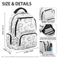 thumbnail image 5 of FUIALDOLG Capybara Apple Design Multi Pockets School Bookbag with Breathable Multi-Pocket School Bag, Large Capacity 17 Inch Kids Backpacks for Short-Distance Travel Daily Travel, 5 of 10