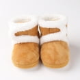 thumbnail image 6 of Quealent Baby Boots Unisex Child Snow Boot Winter Socks Boots For Boy And Girl Khaki for Size 4, 6 of 6