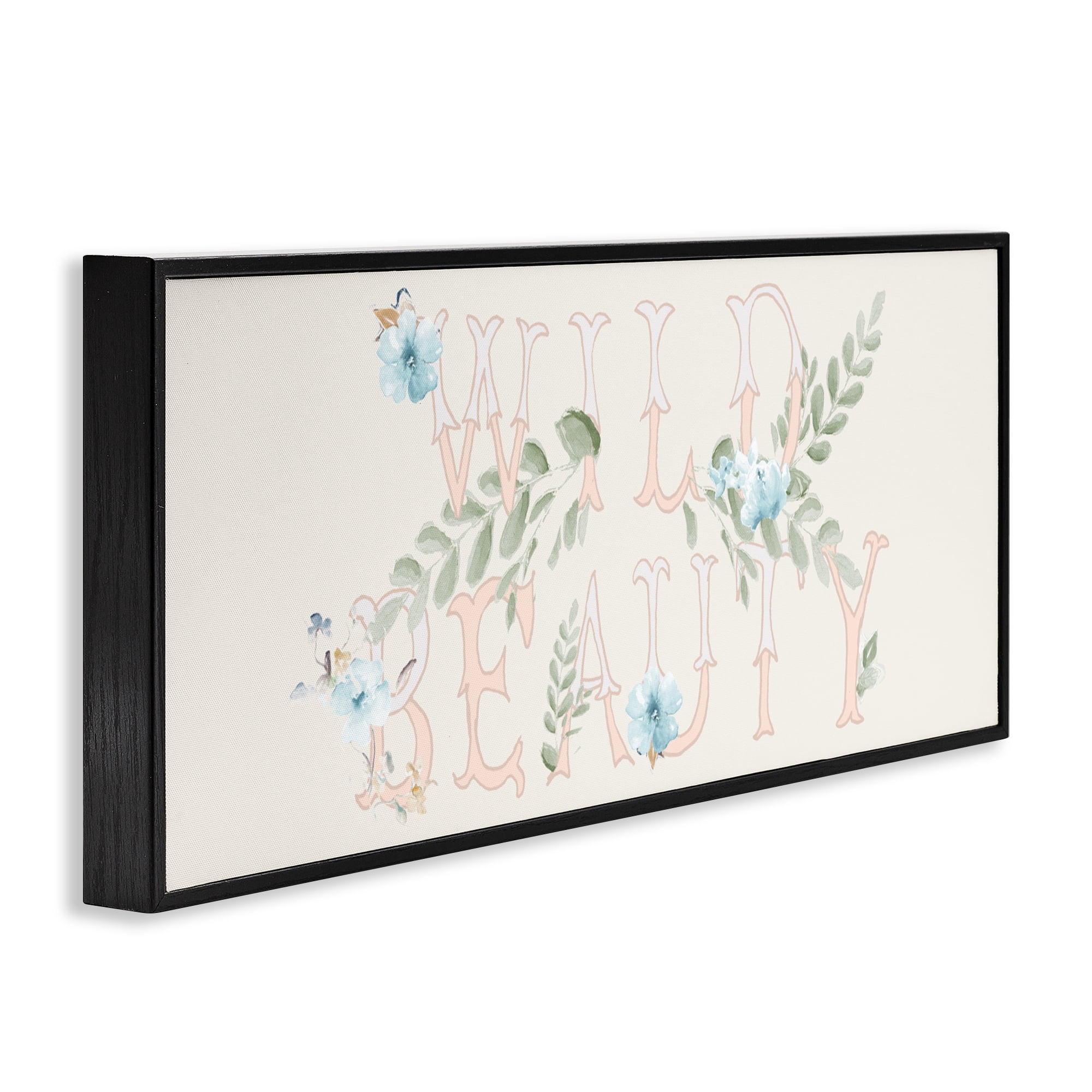 Stupell Industries Wild Beauty Florals Black Framed Giclee Art, design by Patricia Pinto