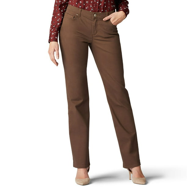 Women's Lee Relaxed Fit Straight-Leg Jeans Woodspice 
