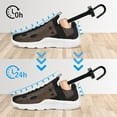 thumbnail image 3 of 2 uds./1 par de camillas para zapatos resistentes, medias sueltas con construcción resistente de madera y metal Levamdar 221903-1, 3 of 8