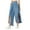Grey, variant on PMVFHDE Women's Summer High Waist Side Slit Pants Flowy Wide Leg Breathable Lightweight Casual Comfortable Palazzo Trousers Black，L