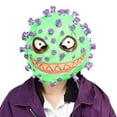 thumbnail image 2 of Cubierta facial de látex Ticfox Protector facial Altamente disfraz Tamaño promedio unisex, 2 of 11