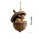thumbnail image 3 of Colgante para Árbol de Navidad con Animales Del Bosque de 10 Cm, Regalo Navideño, 3 of 6