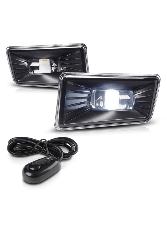 Chevrolet Silverado Spyder Fog Lights   No Switch   Clear   FL OEM CS03 C