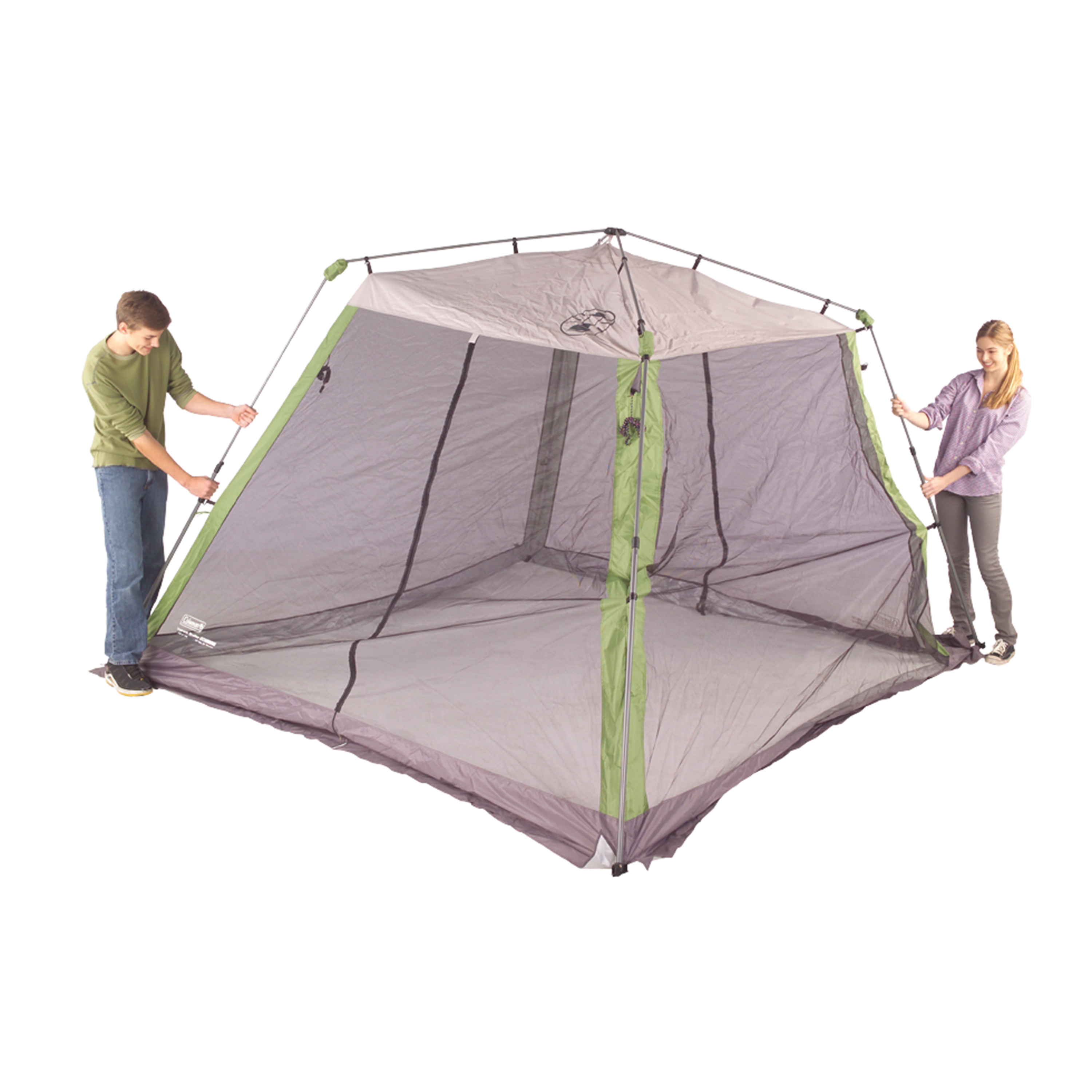 Coleman 10'x10' Slant Leg Instant Canopy Screen House (100 Sq. ft Coverage) - image 4 of 6