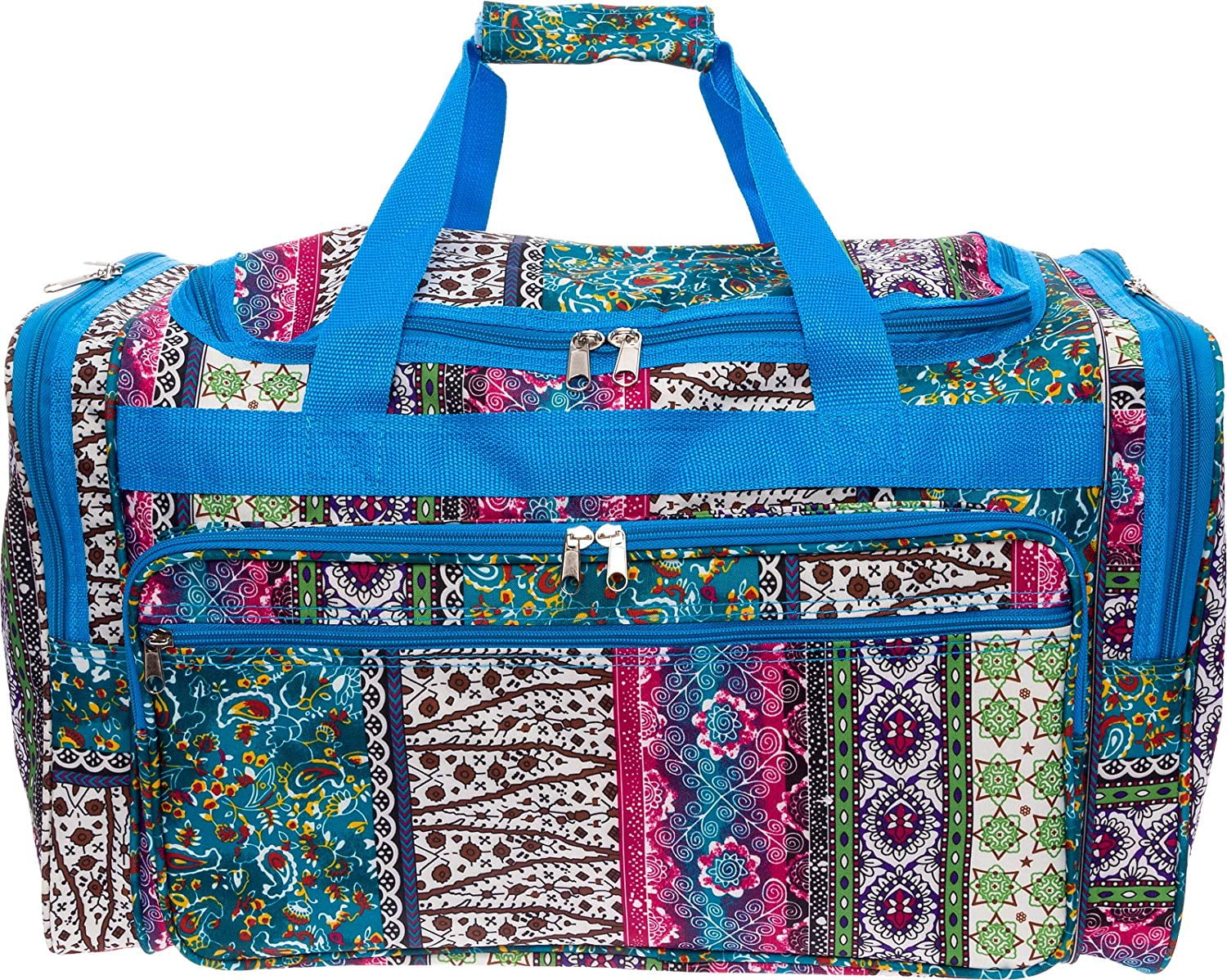 Womens Printed Duffel Bag (Chevron)