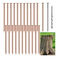 thumbnail image 2 of 100 Pcs Copper Nails to Killing Trees,3.5 Inch Pure Copper Nails Bulk,Stump Removal Spikes Hardware Nails for Trees, 2 of 7