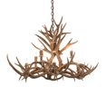 thumbnail image 4 of Meyda Tiffany 200456 Long Antlers 8 Light 33" Wide Antler Candle Style Chandelier - Copper, 4 of 4