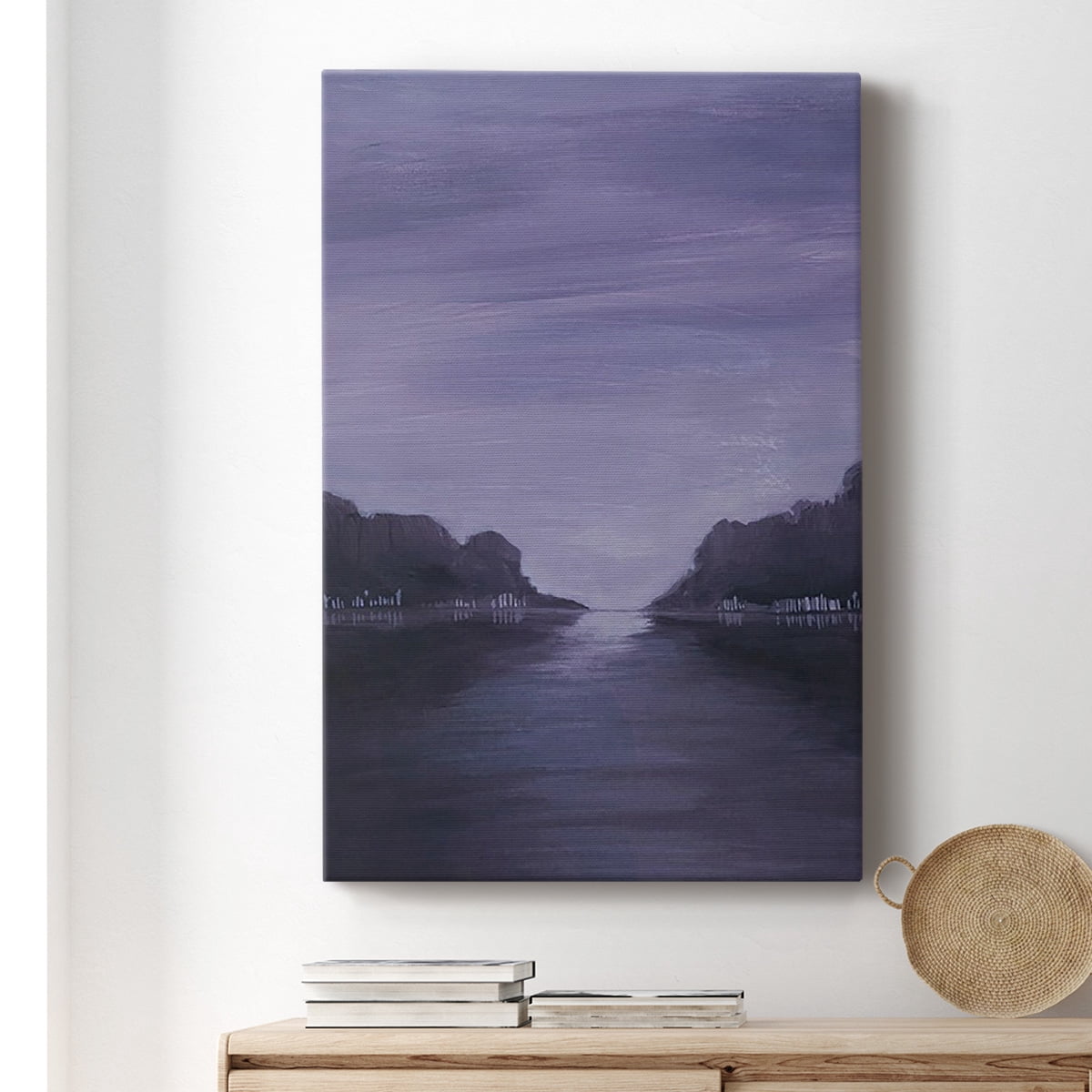 Amethyst Moonlight I Premium Gallery Wrapped Canvas - Ready to Hang