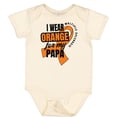 thumbnail image 3 of Inktastic I Wear Orange for My Papa Multiple Sclerosis Awareness Boys or Girls Baby Bodysuit, 3 of 5