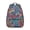 Blue-green-14, variant on bigfoot and sasquatch print school backpack, outdoor hiking survival theme, durable oxford cloth, breathable padding, large capacity, funny creature lovers' travel bag