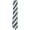 Navy / Blue / Silver, variant on Ermenegildo Zegna Men's Navy / Silver Brown Silk and Linen Diagonal Stripe Necktie - One Size
