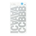 thumbnail image 4 of 3.25" Silver Glitter Alphabet Stickers by Recollections, 4 of 4