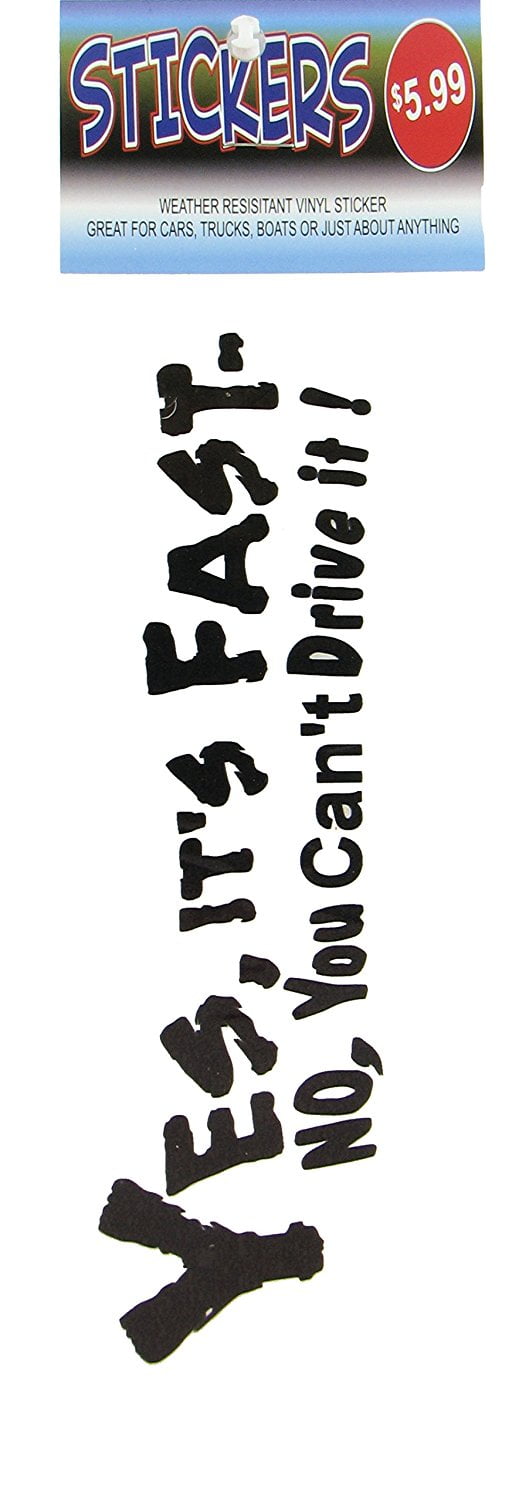 DSD Express Sticker Yes It's Fast, No You Can't Drive It High Quality