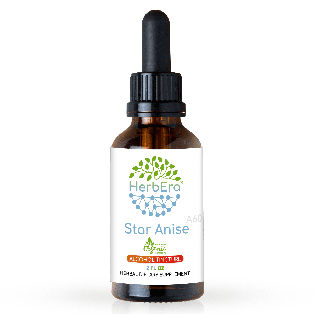 Star Anise Alcohol Herbal Extract Tincture, SuperConcentrated Organic Star Anise (Illicium
