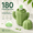 Green-Mint flavor180, variant on Piercing Aftercare Kit,Upgraded 2-in-1 Cleaning Line with Gentle Solution, Portable Floss Kit for Ear Piercings (180-Pack,Green-Mint Flavor)