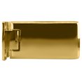 thumbnail image 2 of CRL GRA037BR Brass Grande 037 Series Wall Mount Standard Back Plate Hinge, 2 of 6