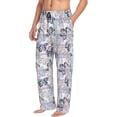 thumbnail image 6 of Disketp Autumn Leaves Men's Pajama Pants - Ultra Soft Fleece Sleep and Lounge Pants (Size: S-XXL)-Large, 6 of 6