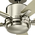 thumbnail image 6 of Kichler Lucian 52" Polished Nickel Integrated LED Ceiling Fan with Wall Control and Reversible Blades, 6 of 12