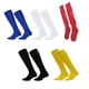 thumbnail image 5 of Qarigey 1 par de calcetines deportivos de fútbol sobre la rodilla, toalla de algodón, mallas inferiores, medias de fútbol, adultos, hombres, Medias Rojo, 5 of 6