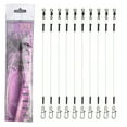 thumbnail image 1 of Fluorcarbon Fishing Leaders Line 7-18kg with Roll Swivel Pressure Test Fastlock 14KG 30CM, 1 of 9