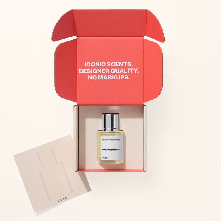 Dossier Aromatic Ginger Eau de Parfum, Fresh Citrus and Amberwood