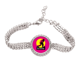 thumbnail image 1 of Hip Hop musica alaba a enfriar la realidad Pulsera de tobillera de cadena de tenis, joyería de diamantes, 1 of 3