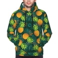 thumbnail image 2 of Bingfone Pineapples with Palm Leaves Men's Drawstring Hoodie Long Sleeve Pocket Sweatshirts-XX-Large, 2 of 6