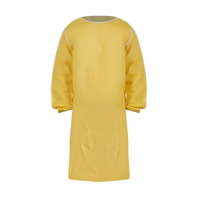 veasfak Combinaison de Laboratoire Combinaison de Protection pour Hommes Bavette Résistante aux Acides Imperméable Blouse Utilitaire