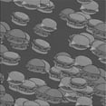 thumbnail image 1 of Ahgly Company Machine Washable Indoor Square Transitional Gunmetal Gray Area Rugs, 8' Square, 1 of 7