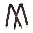 thumbnail image 6 of segolike Men Suspenders Elastic Wide Suspenders Simple with 4 Swivel Hook Clips Braces x Type for Cosplay Dance Costume Jeans Holidays Coffee, 6 of 8