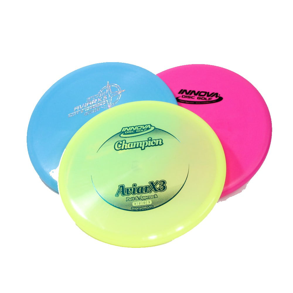 Innova AviarX3 Disc Golf- Putt Approach Styles! Colors and may Vary (148g Sold Individually (Champion) - Walmart.com