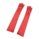 thumbnail image 1 of Guantes largos Allegra K para mujer de los años 20 manoplas de dedo completo rojo brillante One Size, 1 of 5