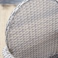 thumbnail image 3 of GDF Studio Sabina Outdoor Wicker Stacking Dining Chairs, Set of 4, Chateau Gray, 3 of 5