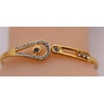 thumbnail image 3 of Stainless Steel Rhinestone Bangle - Multiple Color Options, 3 of 5