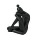 thumbnail image 2 of Escultura abstracta, decoración de escritorio, sujetalibros decorativo, centro de mesa, arte moderno Negro, 2 of 9